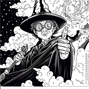Harry Potter Color By Number Cool