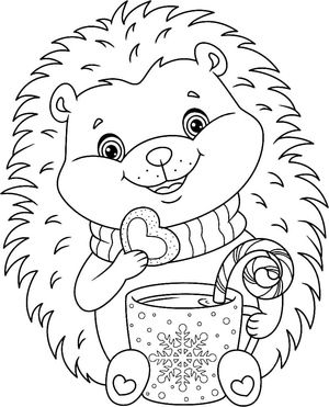 A Joyful Hedgehog