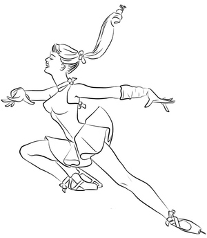Girl Ice Skating