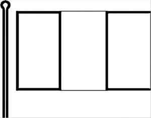 Coloring Page of the Italy Flag