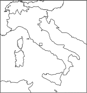 Printable Map of Italy