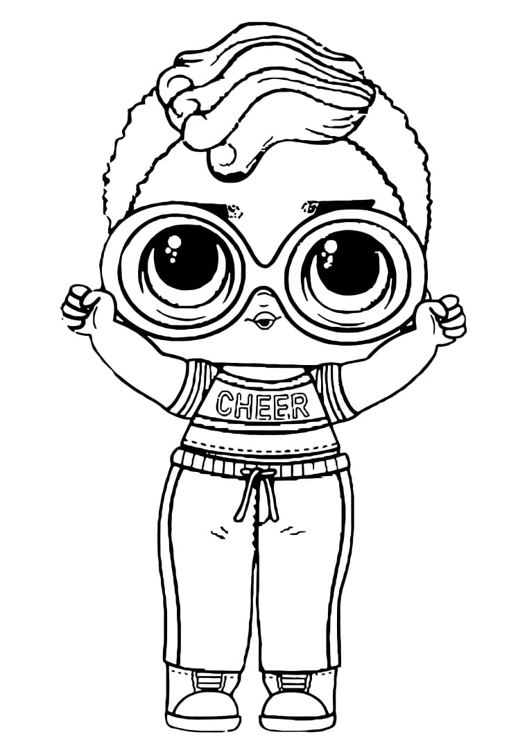 Cheerful Boys of LOL Land Coloring Page