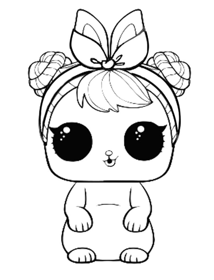Cottontail Cutie - LOL Pets Coloring Page