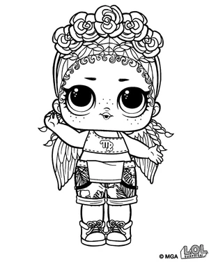 Eartha B.B. LOL Surprise Doll Coloring Page