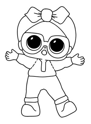 Honey Boy LOL Surprise Coloring Page
