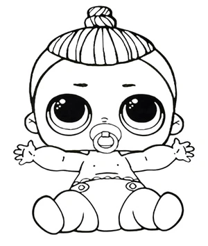 Lil Caddy Boi from LOL Surprise Coloring Page