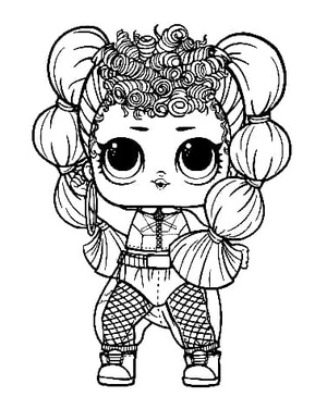 Nae Nae from the LOL Surprise Doll collection Coloring Page