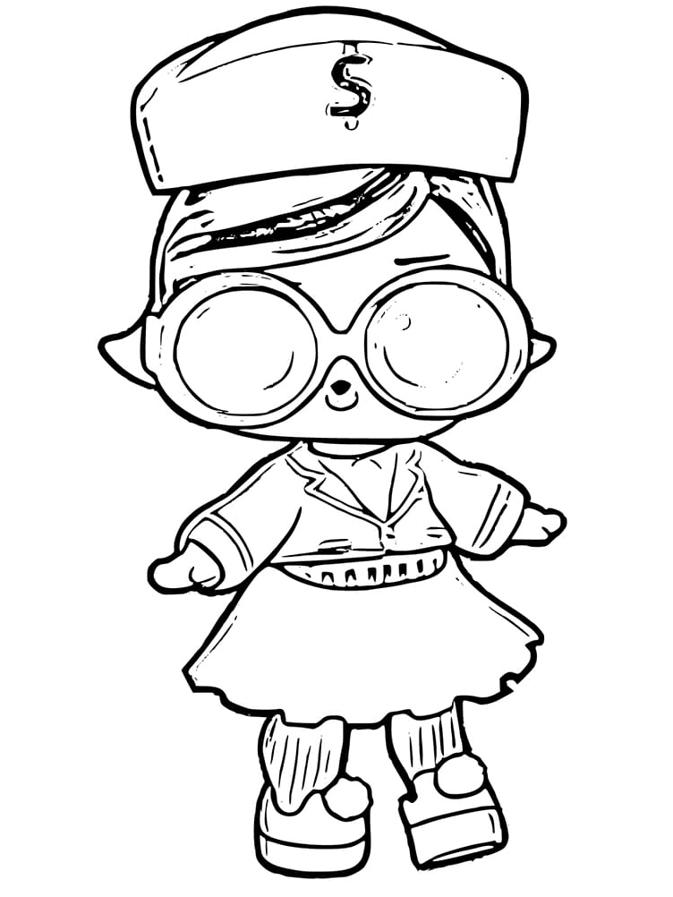 Perfect Miss LOL Surprise Coloring Page