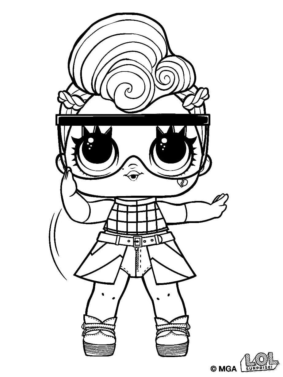 Posey, the LOL Surprise Doll Coloring Page