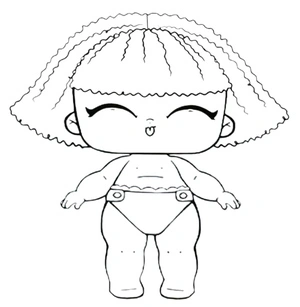 Surprise Baby Pranksta LOL Coloring Page