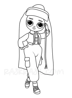 Virtual LOL Surprise OMG Coloring Page