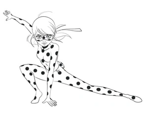 Fantastic Ladybug Coloring Page
