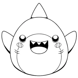 Majestic Shark Coloring Page