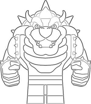 Bowser from Lego