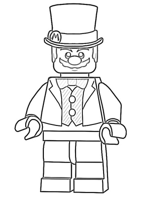 Lego Super Mario Free Coloring Page