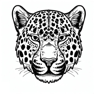 Face of a Leopard