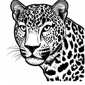 Portrait of a Leopard