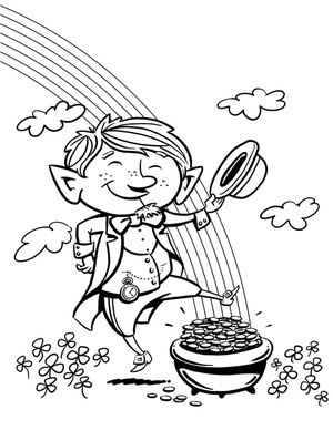 Joyful Leprechaun Dancing