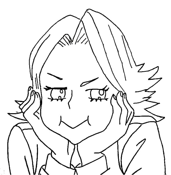 Aoyama Yuga from My Hero Academia Coloring Page