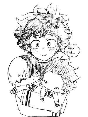 Coloring Page of My Hero Academia