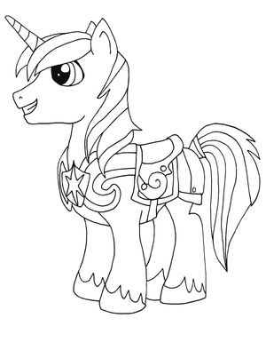 Shining Armor from the My Little Pony series