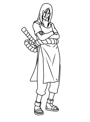 Orochimaru from the anime series Naruto