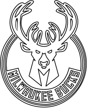 Logo of the NBA team Milwaukee Bucks