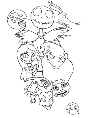 Nightmare Before Christmas Characters