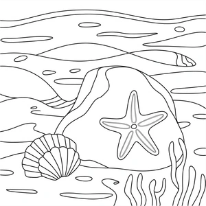 Printable Underwater Scene Coloring Page