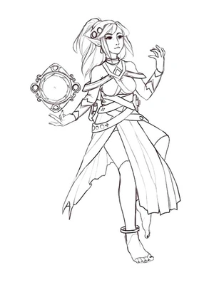 Paladin Printables Coloring Page