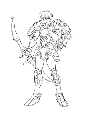 Printable Paladins Coloring Page