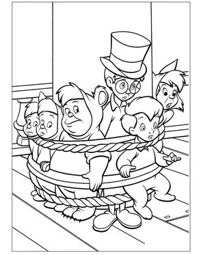Printable Peter Pan Coloring Page Coloring Page