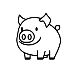 Sweet Little Piglet