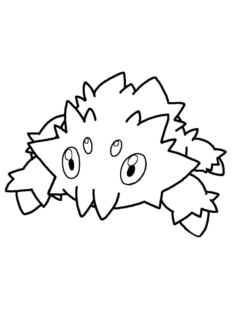 Electric Spider Pokemon Coloring Page