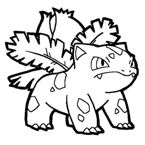 Ivysaur Pokemon coloring page Coloring Page