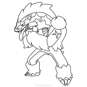 Obstagoon - Pokemon Coloring Page