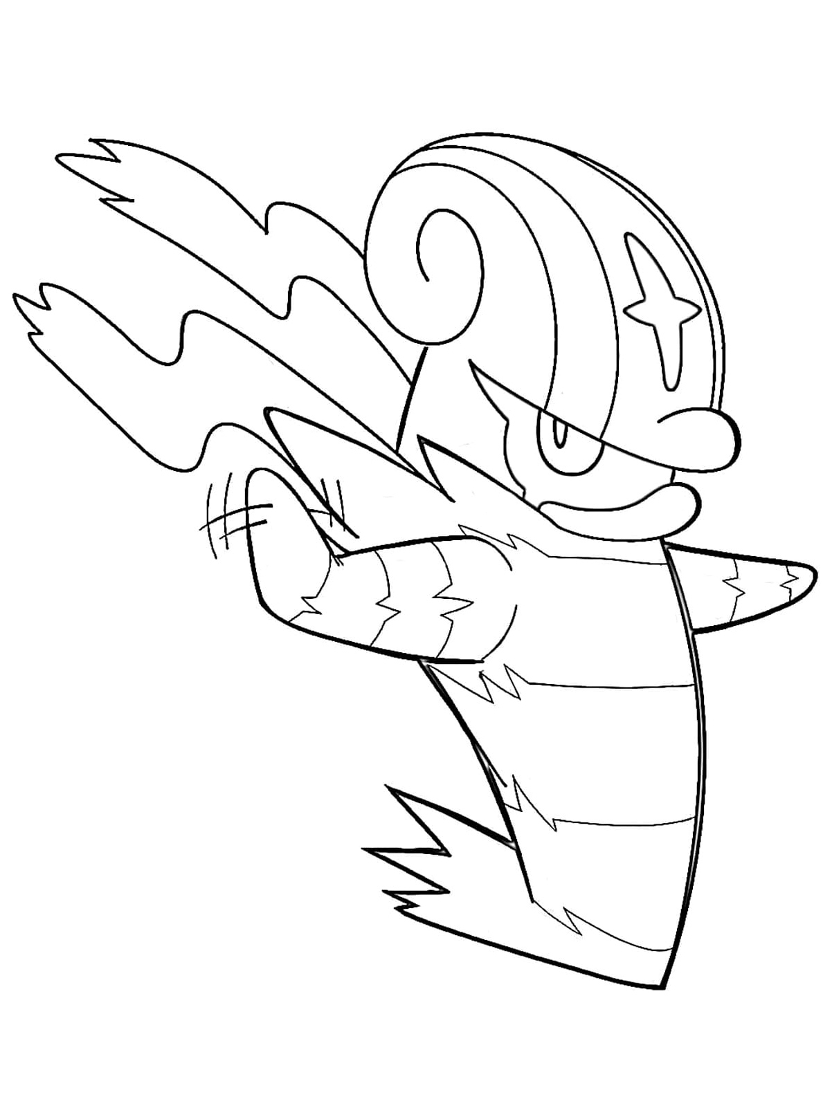 Pokemon Accelgor Coloring Page
