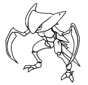Pokemon Kabutops Coloring Page
