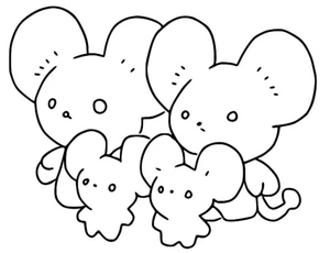 Pokemon Mousehold Coloring Page