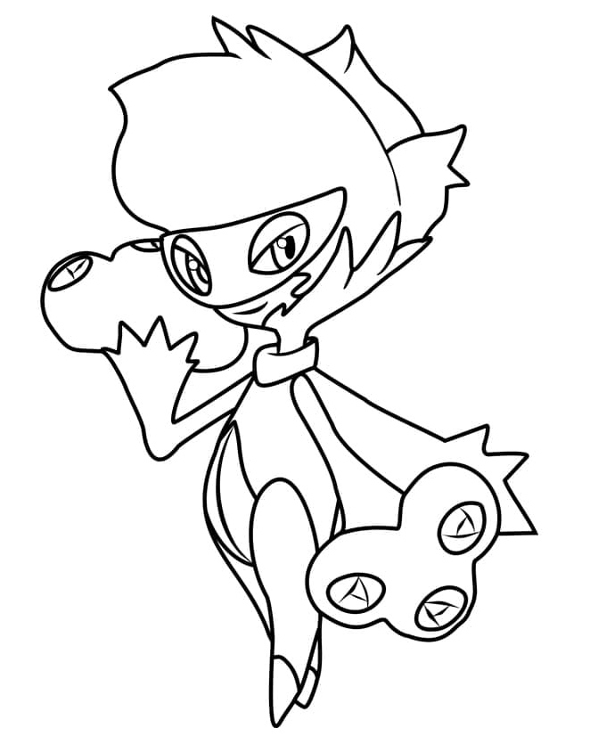 Pokemon Roserade Coloring Page