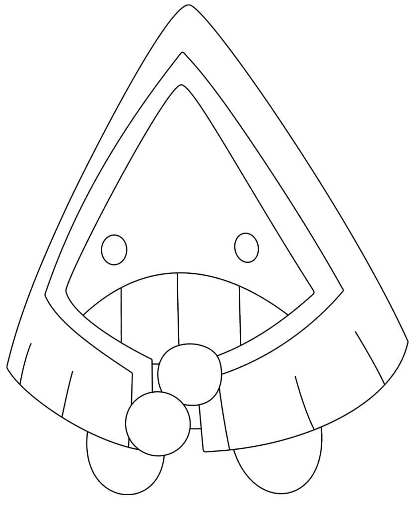 Pokemon Snorunt Coloring Page