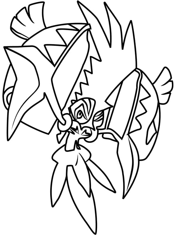 Pokemon Tapu Koko Coloring Page
