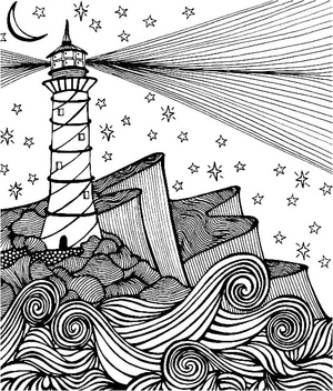 Psychedelic Lighthouse