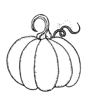 Printable Pumpkin Coloring Page
