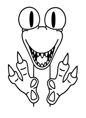 Friend of the Orange Rainbow Coloring Page