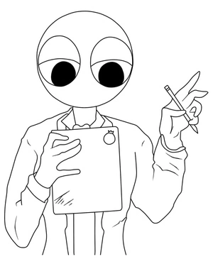 Friend of the Red Rainbow Coloring Page