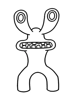 Friends of Pink Rainbow Coloring Page