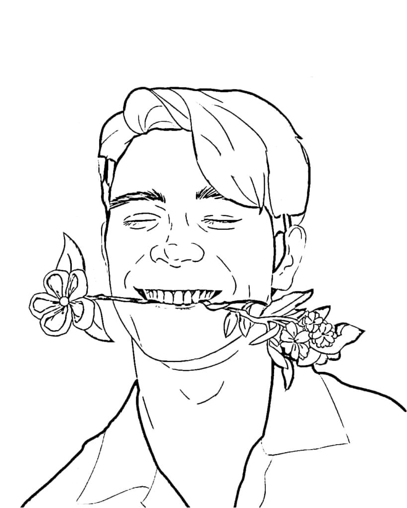 Archie Andrews from Riverdale Coloring Page
