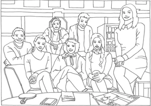 Riverdale Characters Coloring Page