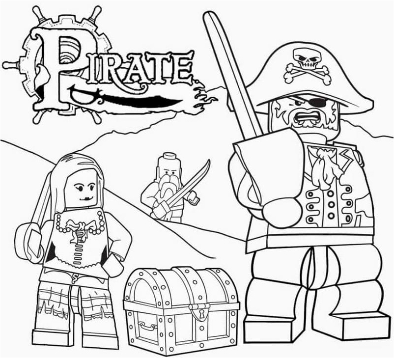 Pirate Adventure in Roblox Coloring Page